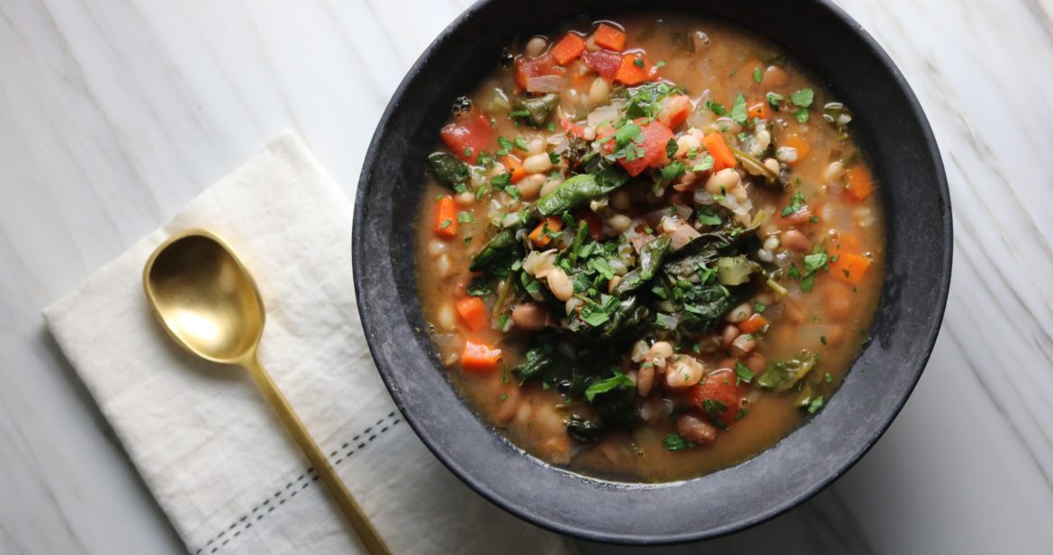 Navy Bean Veggie Soup