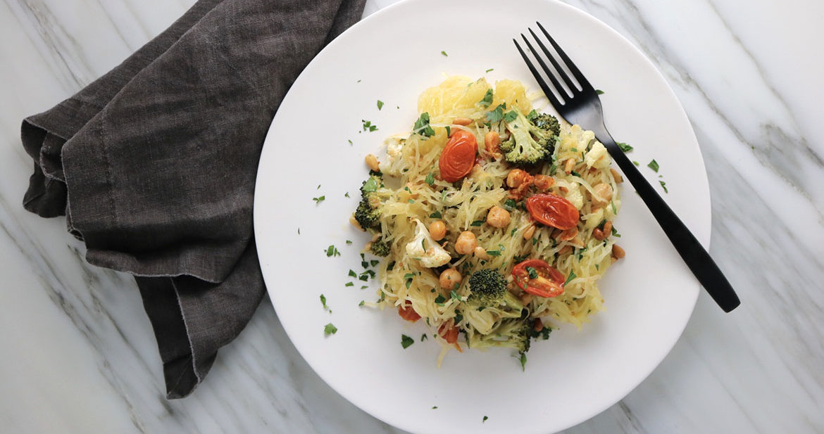 veggie tray spaghetti squash