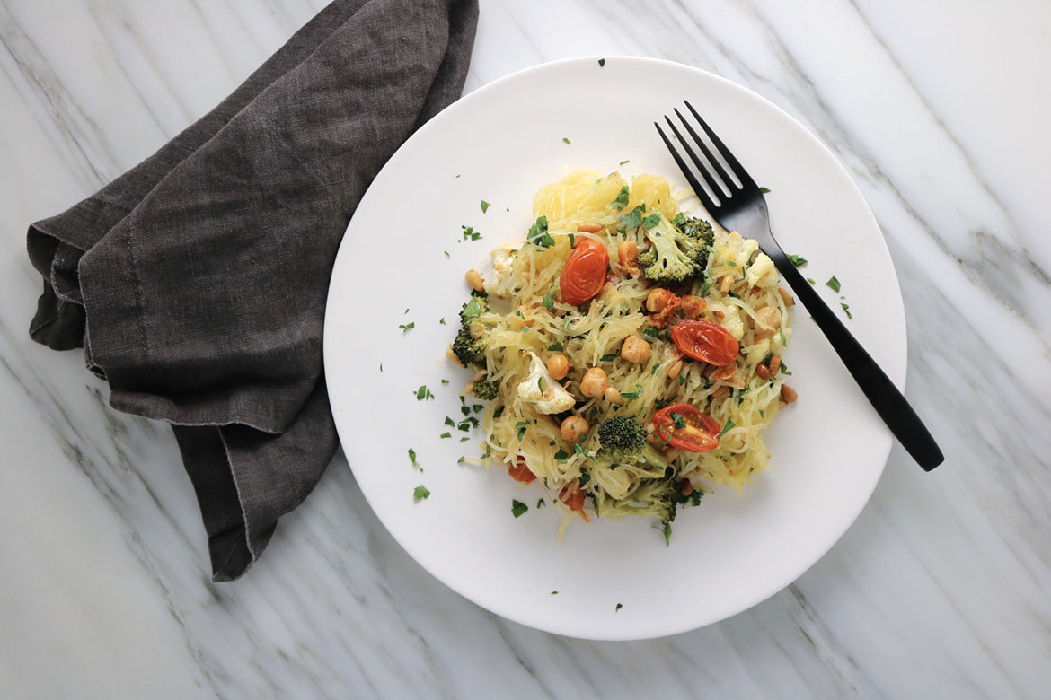 veggie tray spaghetti squash