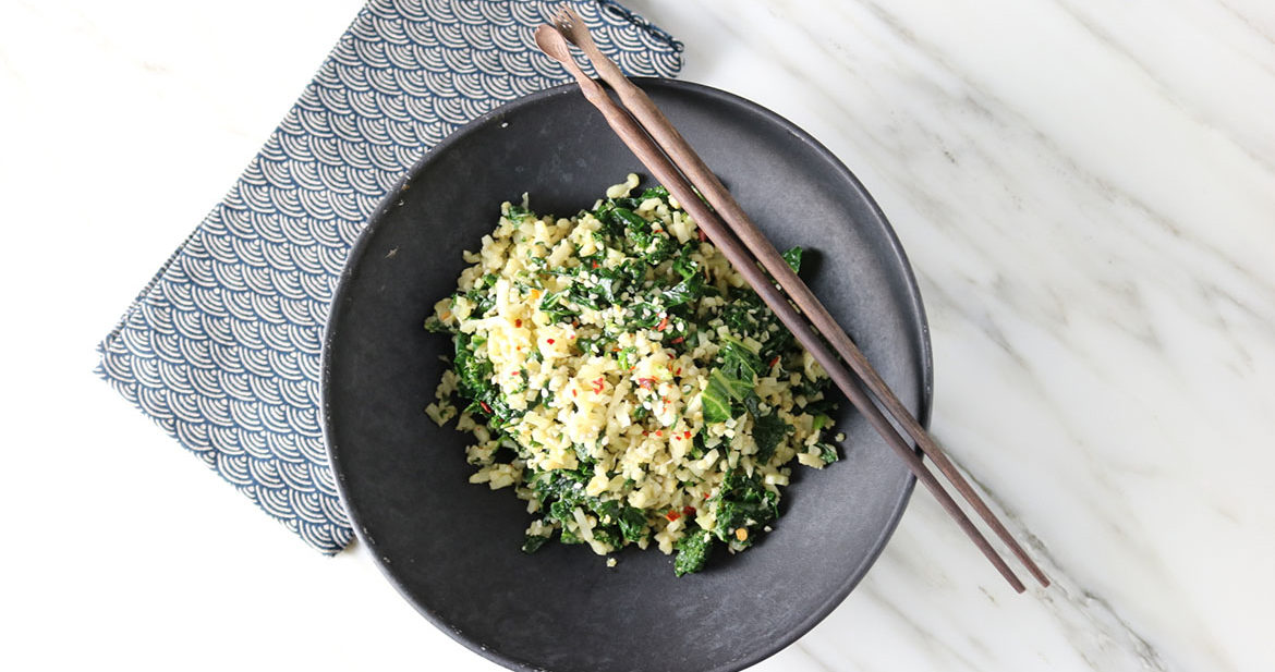 “fried” cauliflower rice