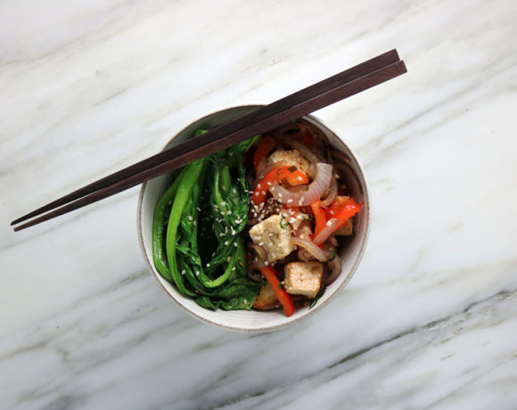 Spicy Tofu Rice Bowl