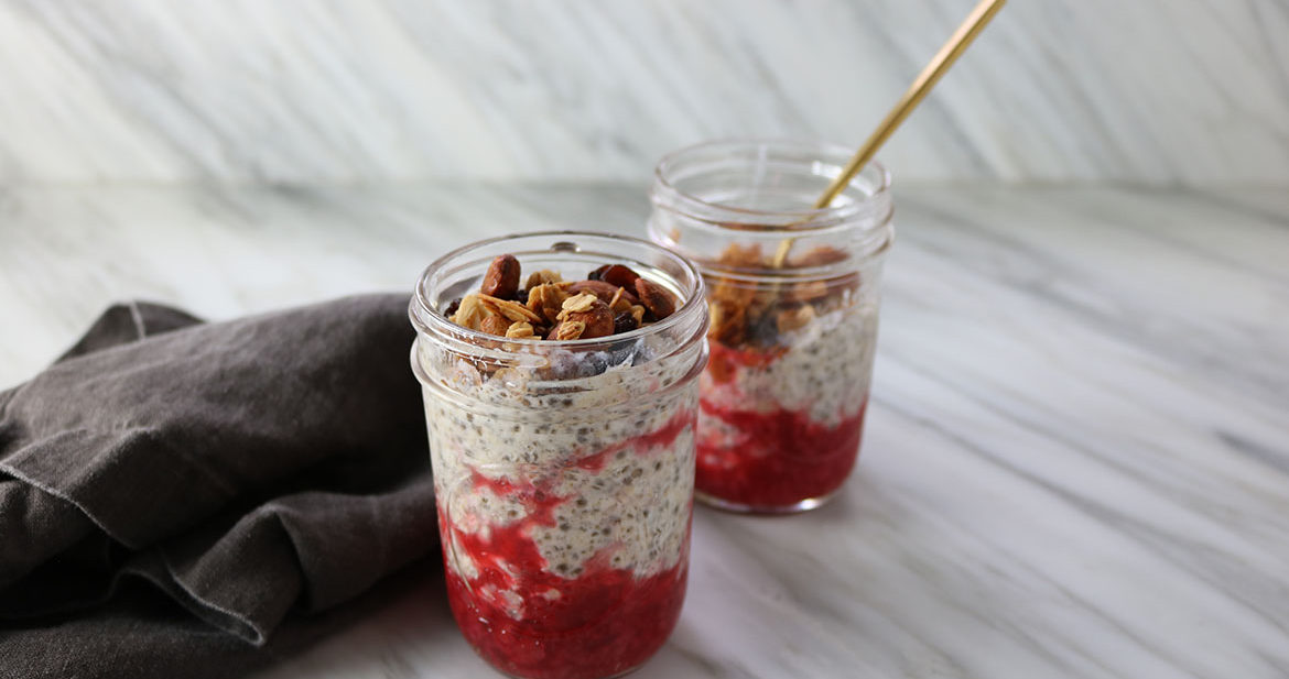 Raspberry Chia Oat Porridge