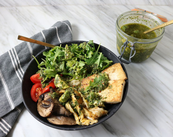 Quinoa Bowl with Chimichurri Sauce