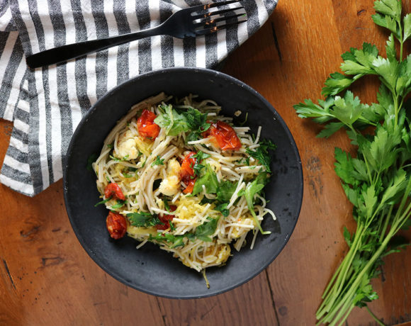 Cauliflower Spaghetti Squash Pasta