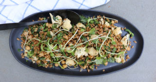 Balsamic Basil Farro Salad