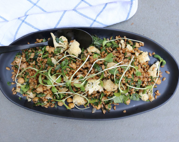 Balsamic Basil Farro Salad